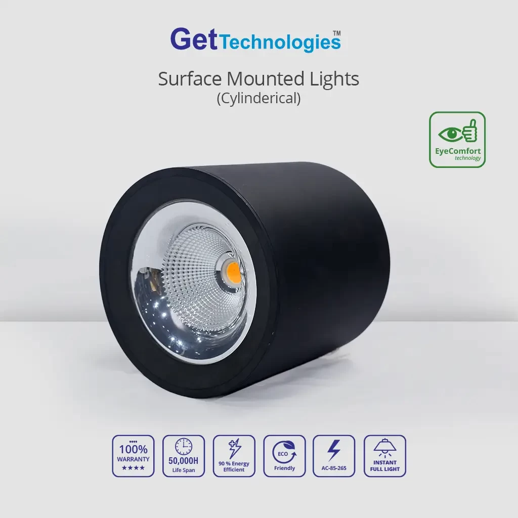 Surface Mounted Cylindrical Light