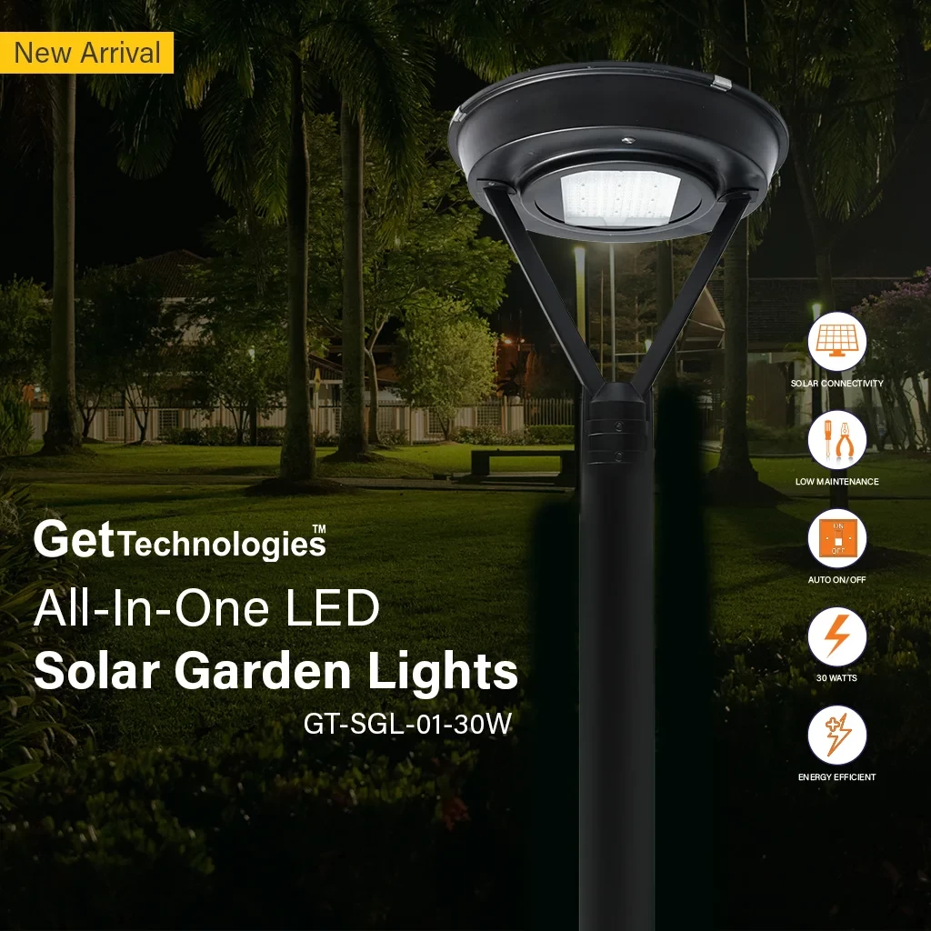 All in one LED Solar Garden Light